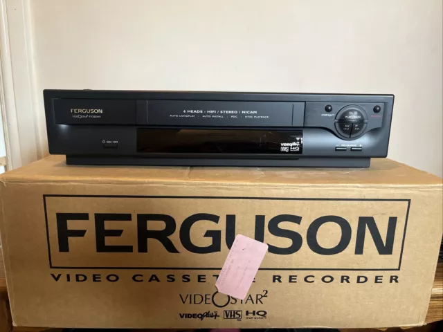FERGUSON Videostar2 FV205HV 6 Head Video Cassette Recorder BOXED Tested Working