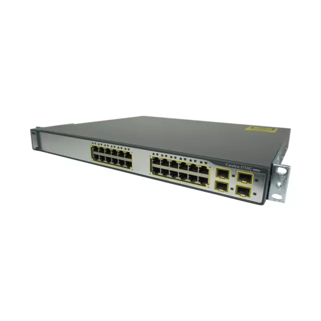 Cisco WS-C3750G-24TS-E1U Commutateur 24-Port Gigabit 4x SFP