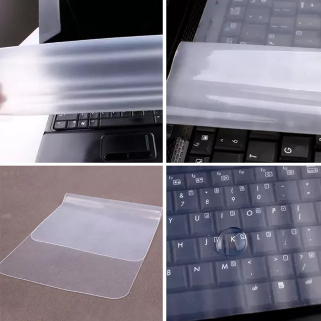 Transparent Universal Laptop Skin Cover Keyboard Protector Silicone Waterproof