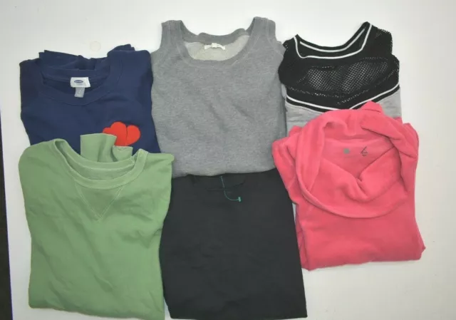 Wholesale Bulk Lot Of 6 Womens Small Long Sleeve Winter/ Fall Casual Sweatshirts