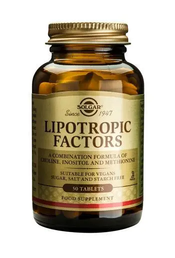 Solgar Lipotropic Factors Tablets (Vegetarian Formula) , 50
