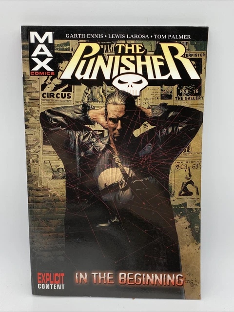Marvel THE PUNISHER MAX Volume 1 In The Beginning TPB Graphic Novel Garth Ennis