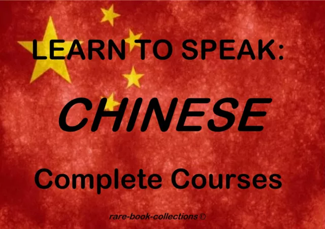 Learn To Speak Chinese Mandarin Language Course - 99 Hrs Mp3 & 21 Books On Dvd!