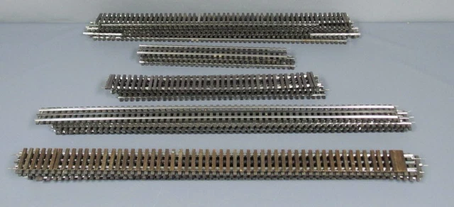 Gargraves O Tinplate Phantom Wood Tie Non-Flexible Track Sections [32]
