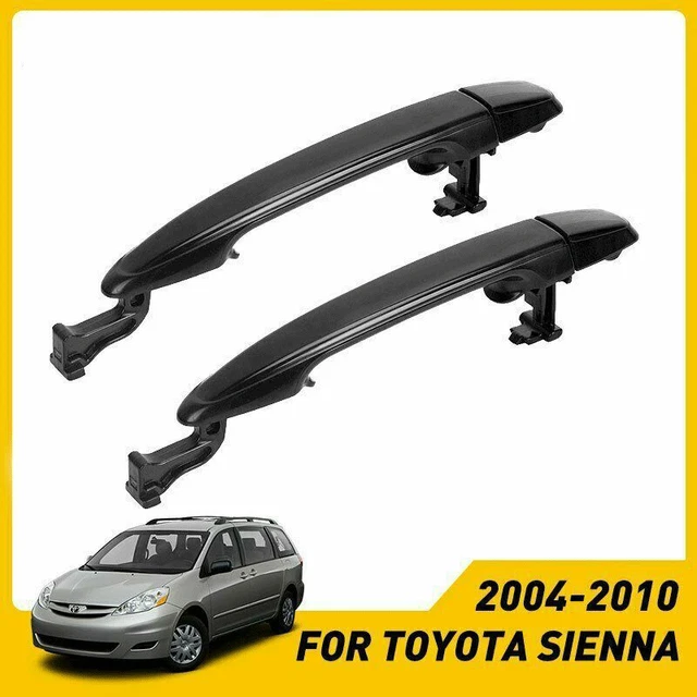 2X For Toyota Sienna 2004-2010 Rear Left Right Sliding Door Door Handle Black