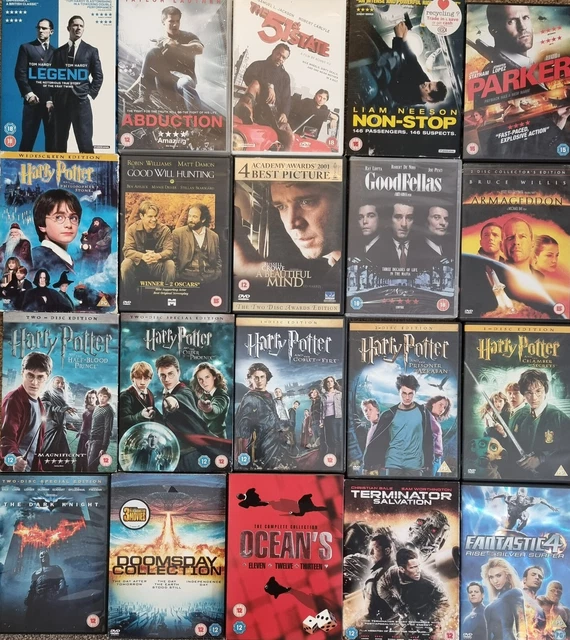 DVD Movies Pick The Films You Want: Family Children Comedy Thriller Romance
