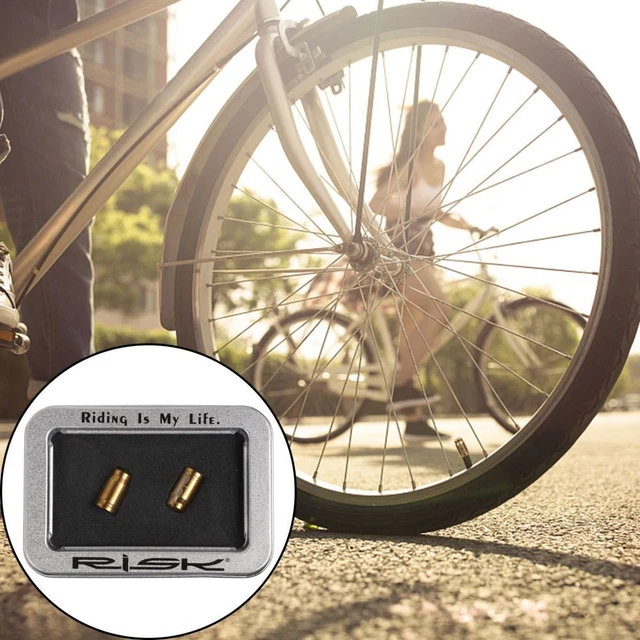 Valvola bicicletta lega di titanio tappo pneumatici tappi pressione accessori bicicletta