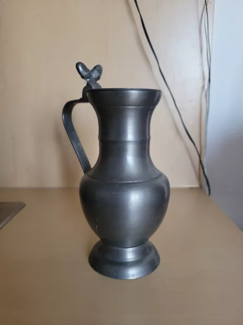Zinnkrug mit deckel Ha Ha Rein Zinn