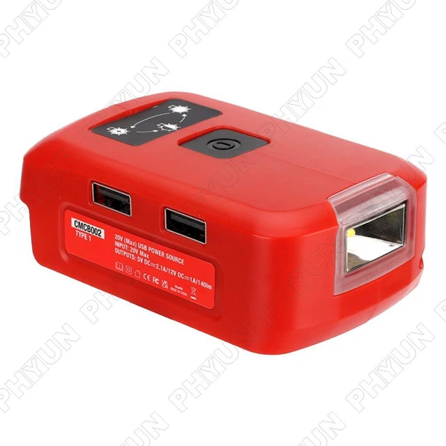 BATTERY ADAPTER CHARGER Dual USB For Craftsman 20 Volt MAX