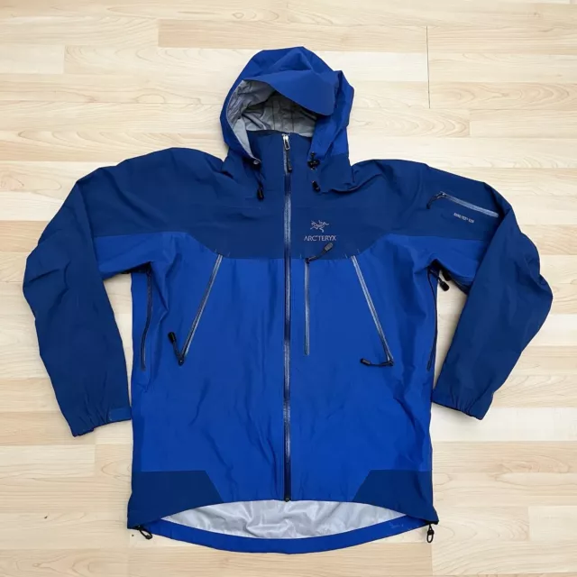 ARC’TERYX THETA AR GORE-TEX XCR Men’s Large Blue Outdoor Hooded Made in ...