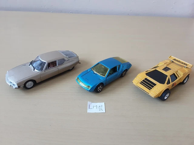 UNIVERSAL HOBBIES, CITROËN SM + NOREV A310 + LAMBORGHINI 1/45e