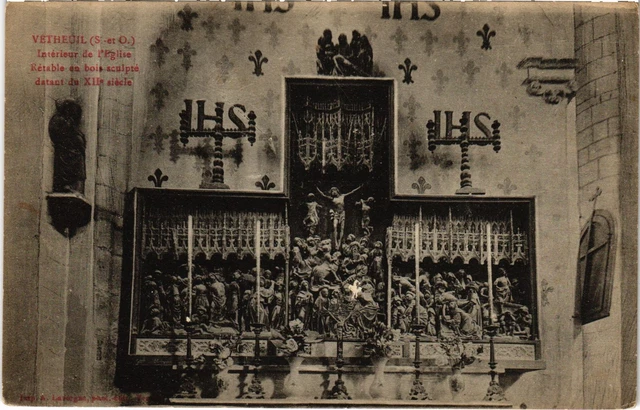 CPA Vetheuil Interior de l'Eglise (1317735)