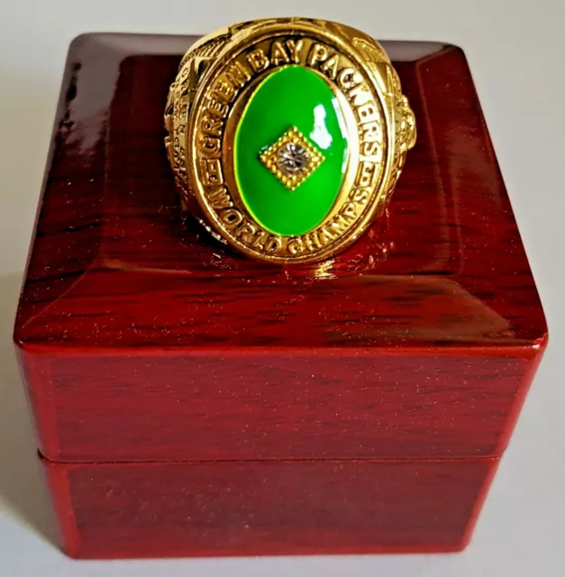 GREEN BAY PACKERS - NFL Superbowl Championship ring 1961 with box