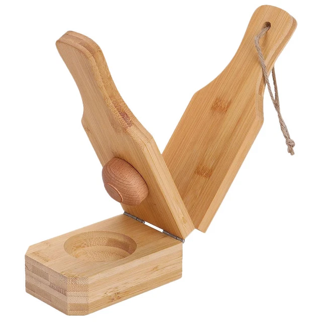 Pratica pressa per banane in legno, tostones, pressa per banane da cucina, Tostones Maker,