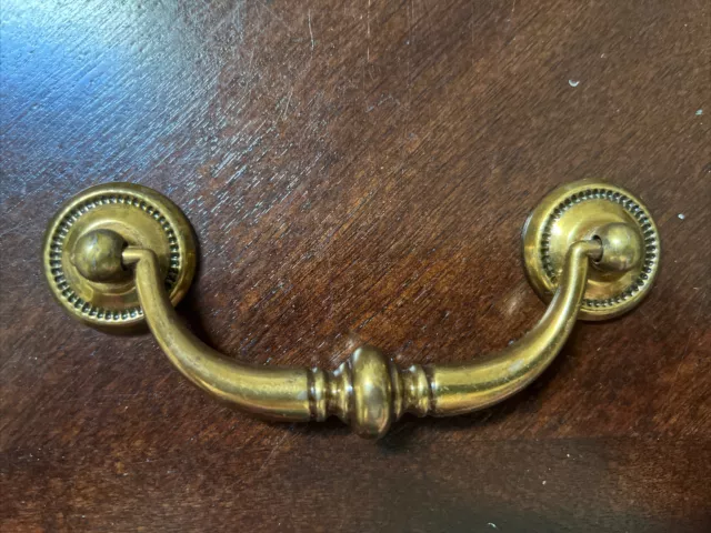Replacement Drop Knocker 4" Drawer Cabinet Handle Bail Pull Bronze Zinc Alloy