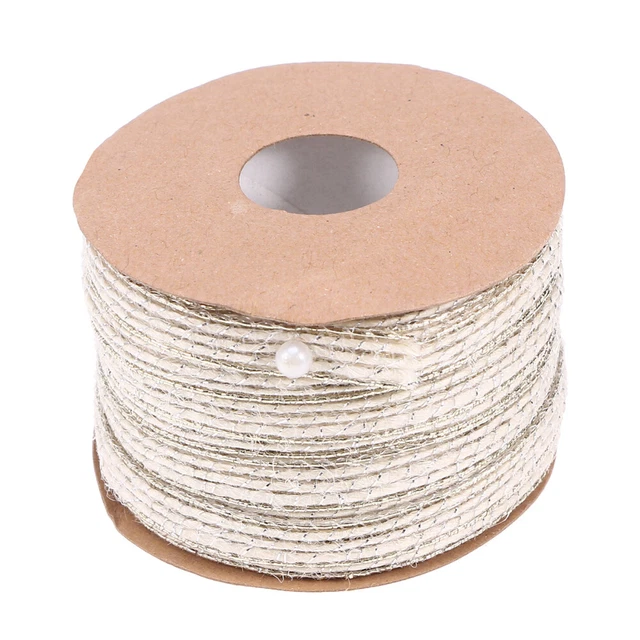 Hessian Rope Burlap Twine Gift Wrapping Ribbion Gift Shredded Fish
