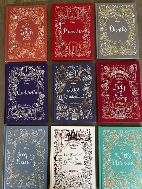 DISNEY ANIMATED CLASSICS Deluxe Book Complete Collection £36.00 ...