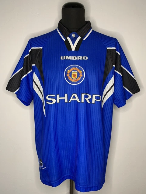 Manchester United Trikot/ 1996/97/ L-XL/ away/ „Sharp“/ ManU/ Shirt/ Jersey
