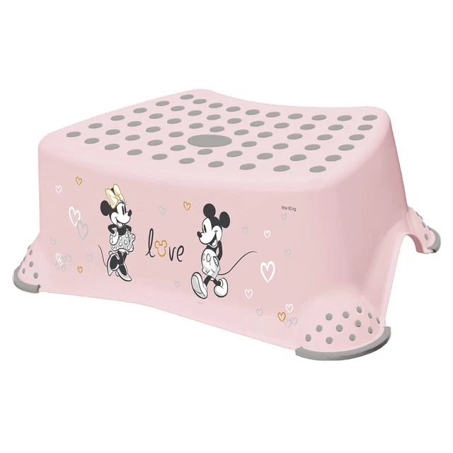 Keeeper Tritthocker mit Anti-Rutsch-Funktion Minnie Maus Rosa