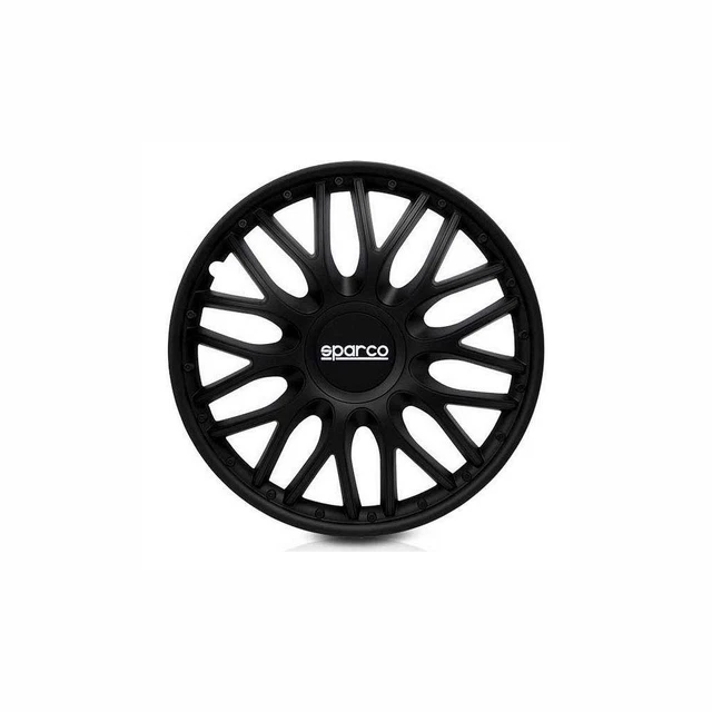 4x Copricerchi Copriruota Roma Nero 16