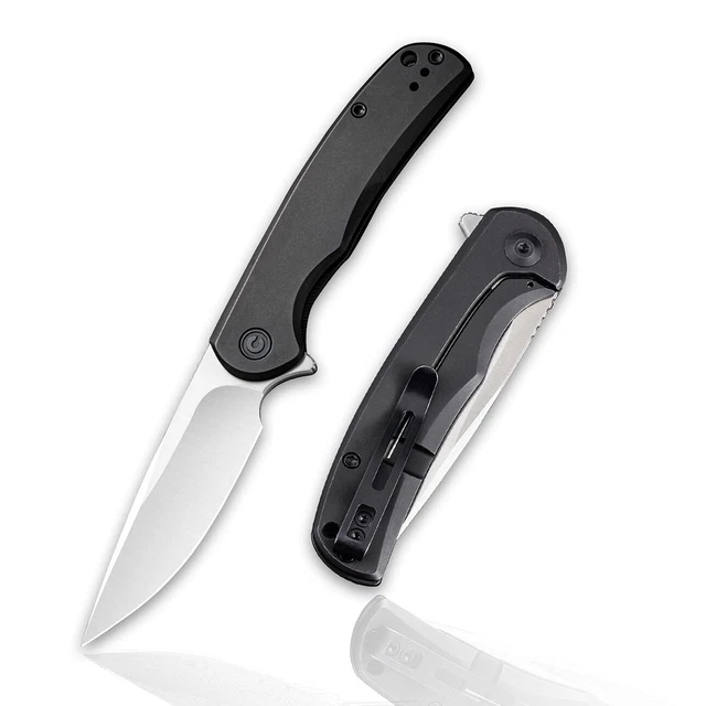 CIVIVI NOx Frame Lock Pocket Knife, Flipper Folding Knife with 2.97" Nitro-V