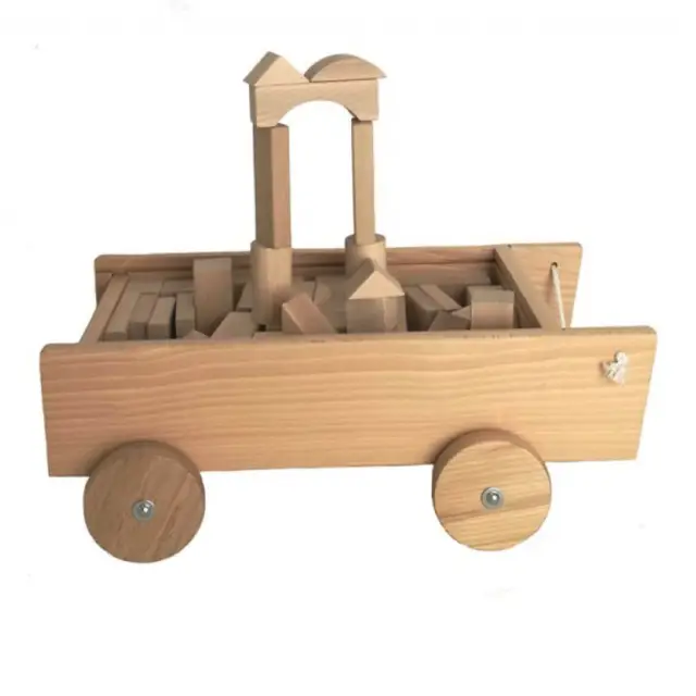 Pull Along with Wooden Blocks - Egmont
