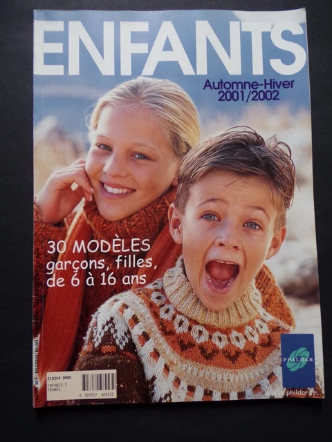 Catalogue De Tricot Ancien PARIS MAILLES N°24 – Enfants 2 à 13 Ans – Années 80/90