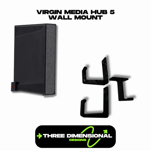 Virgin Media Hub 5 Wall Vertical Mount Bracket Holder Mounting UK