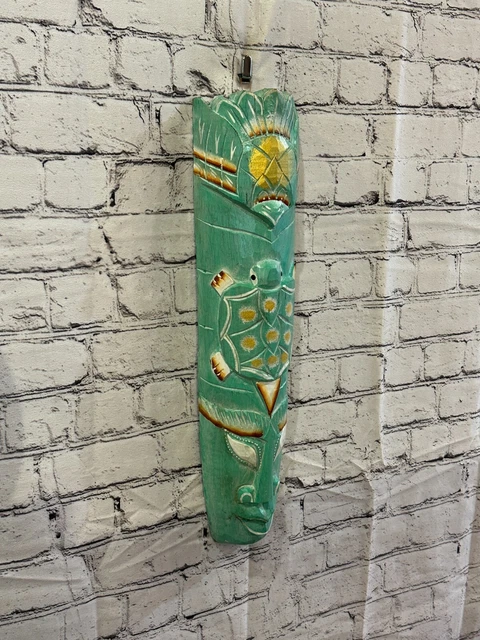 MASQUE TRIBAL AFRICAIN igbo ancien bois mural décoration art piece mask