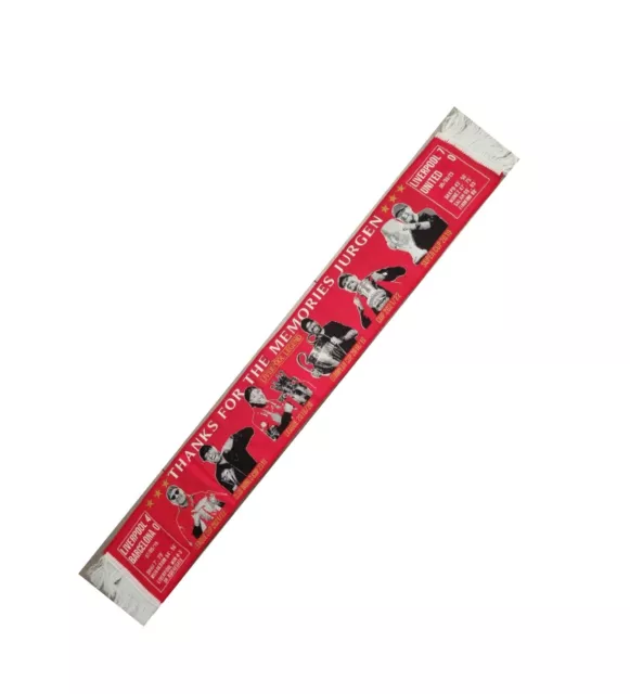 Liverpool Jurgen Klopp Scarf - Thanks For The Memories