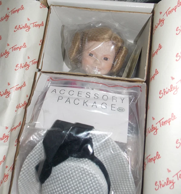 Cute NRFB Danbury Mint Shirley Temple"The Little Colonel"Doll!NIB/COA/14"