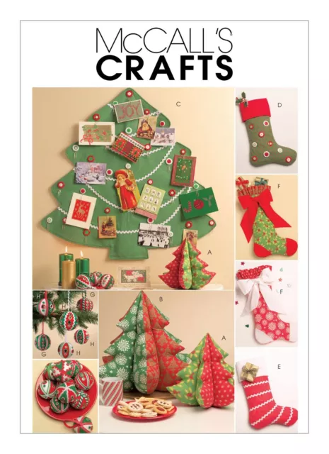 McCall's SEWING PATTERN M5778 Christmas Stockings & Decorations