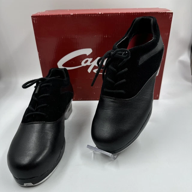 BLACK CAPEZIO TAPSONIC tap shoes K542 Heel and toe taps UK 6 last pair 85.00 PicClick UK