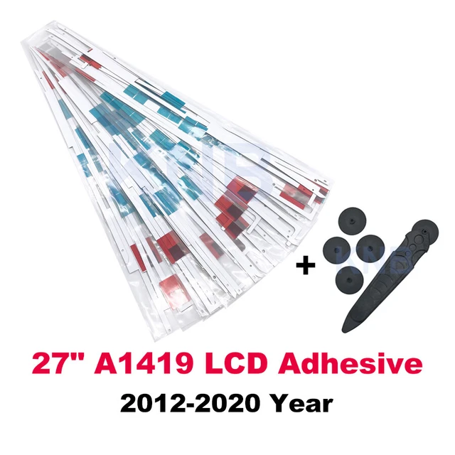 10x LCD Display Adhesive Strips Sticker Tape Tool Kit For iMac 27" A1419 A2115