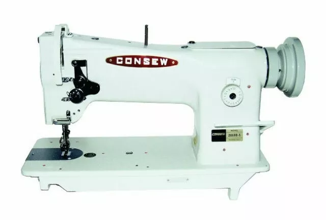 Consew 206RB-5 Triple Feed, Upholstery Walking Foot Sewing Machine - Head Only