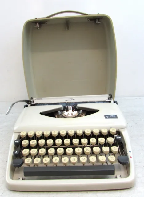Vintage Adler Tippa Portable Typewriter. High Quality, Made in West Germany