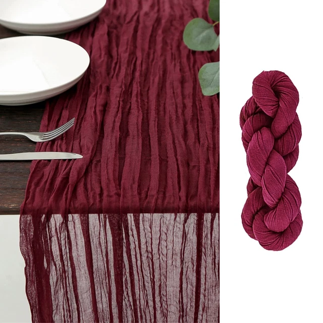 Table Runner Backdrop Curtains Bohemian Farmhouse Decorative Napkins Fabric