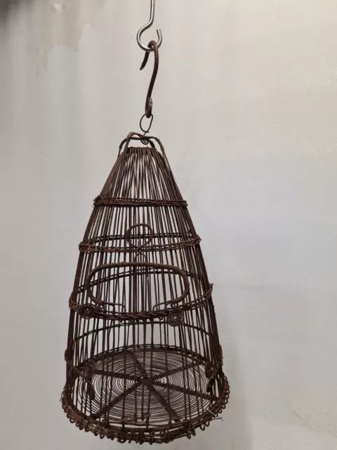 Cage à oiseaux  décorative en fer