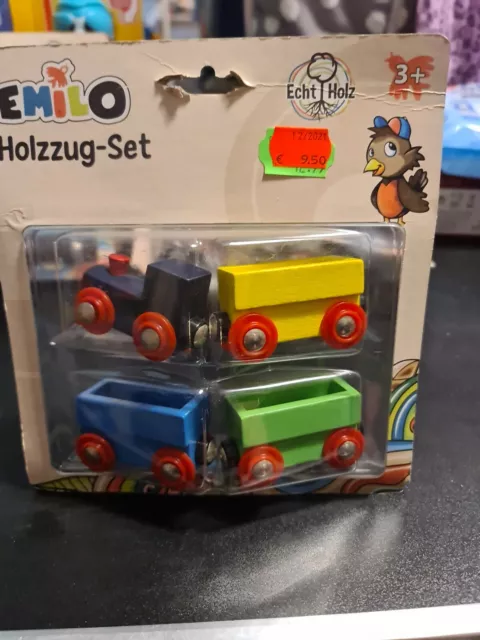 Idee & Spiel Emilo Holzzug- Set Neu , OVP