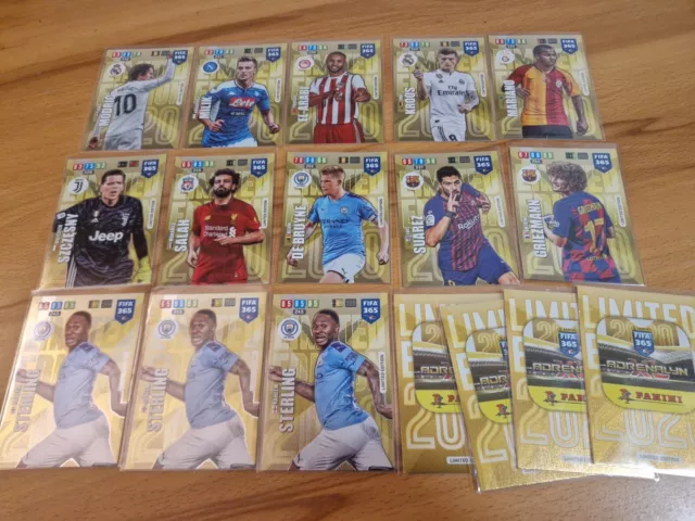 Panini Adrenalyn XL Limited Edition Lot Rare Master Cards Fifa 365 2020 17 X