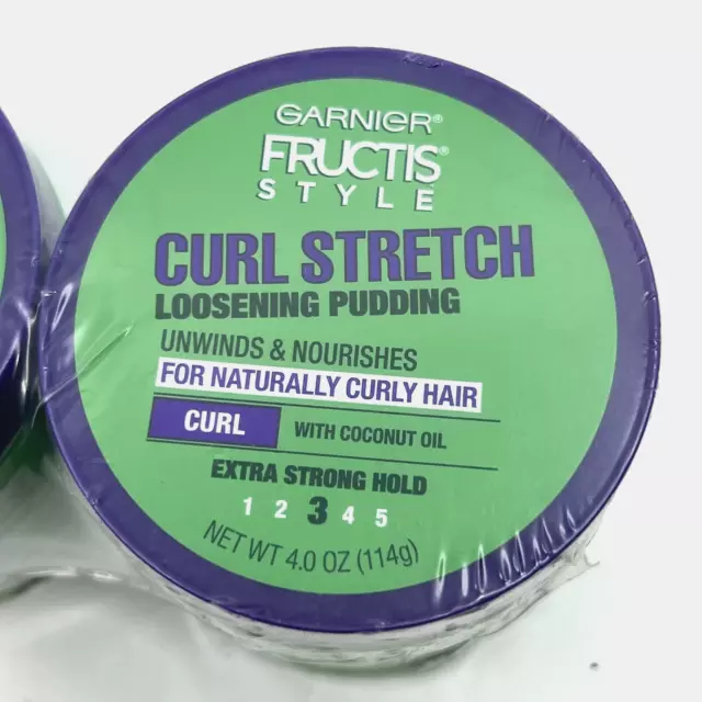 Garnier Fructis Style Curl Stretch Loosening Pudding 4.0oz – 3 Pack – NEW 3