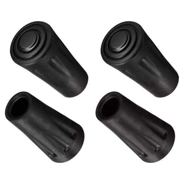 4Pcs Trekking Pole Tips Climbing Ski Cane Replacement Caps Ends Protectors