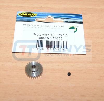 0.6/06 Modulo Carson Carson 500013433 25T Acciaio Pignone Cambio Tamiya TT02/TA07 , 