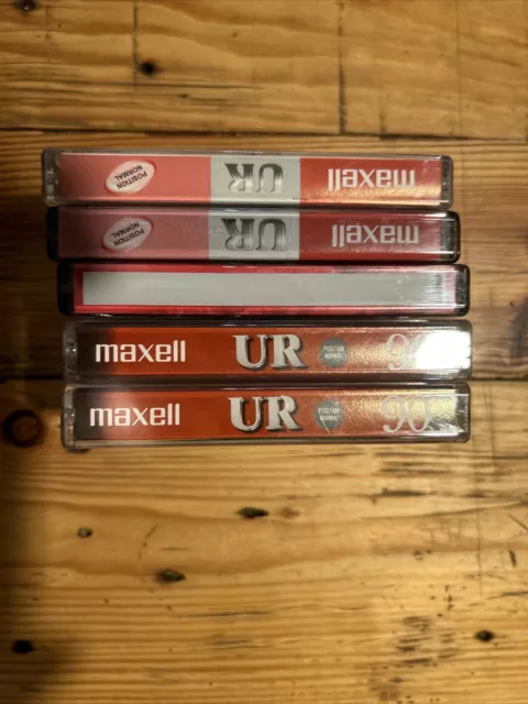 lot de 5 cassettes audio enregistrer Maxell 90 Type I