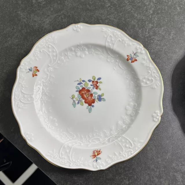 Meissen Wandteller,Teller,Jubiläumsteller Indische Blume  I.Wahl Ø19cm Schön&RAR