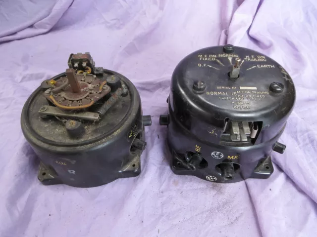 J Switch Units Air Ministry Ref 10F/126 x 2 Used - SPARES OR REPAIR