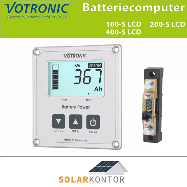 Votronic LCD-Batterie-Computer 400S + 400A Shunt - 1268