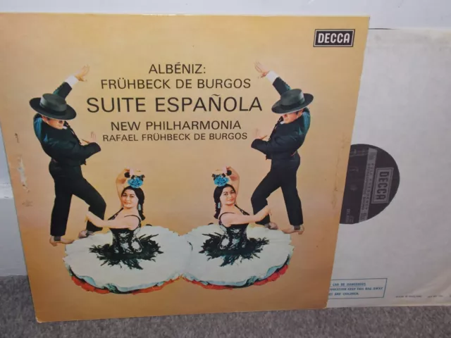 Albeniz Suite Spanische Fruhbeck De Burgos New Philharmonia 1969 Dekka Sxl 6355 2