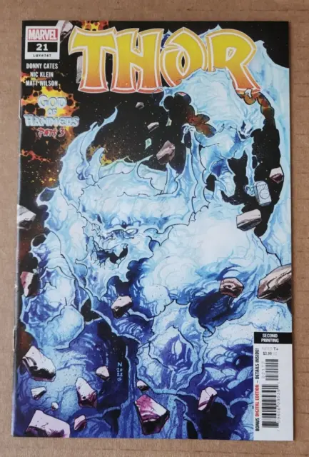 2022 Thor #21 2nd Printing Magog Cover Unread NM