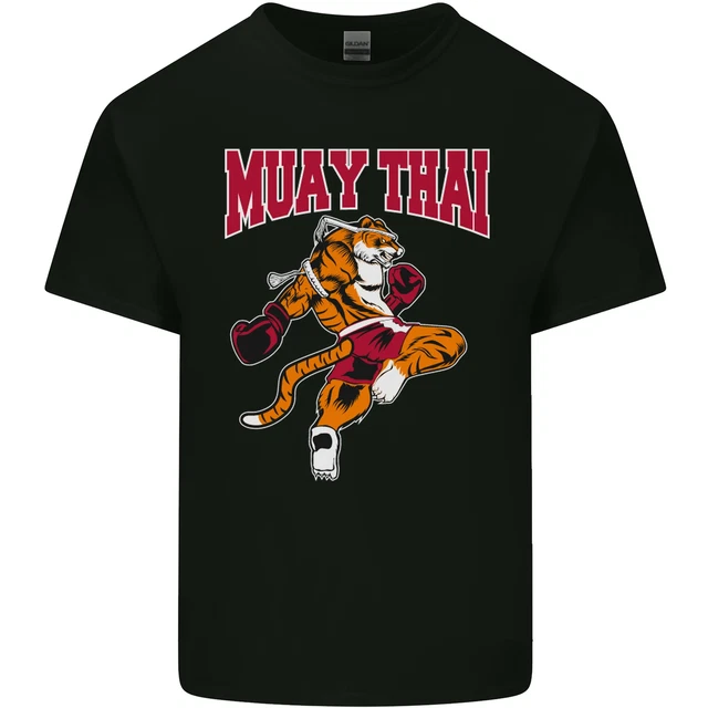 Maglietta bambini Muay Thai Tiger MMA arti marziali miste bambini